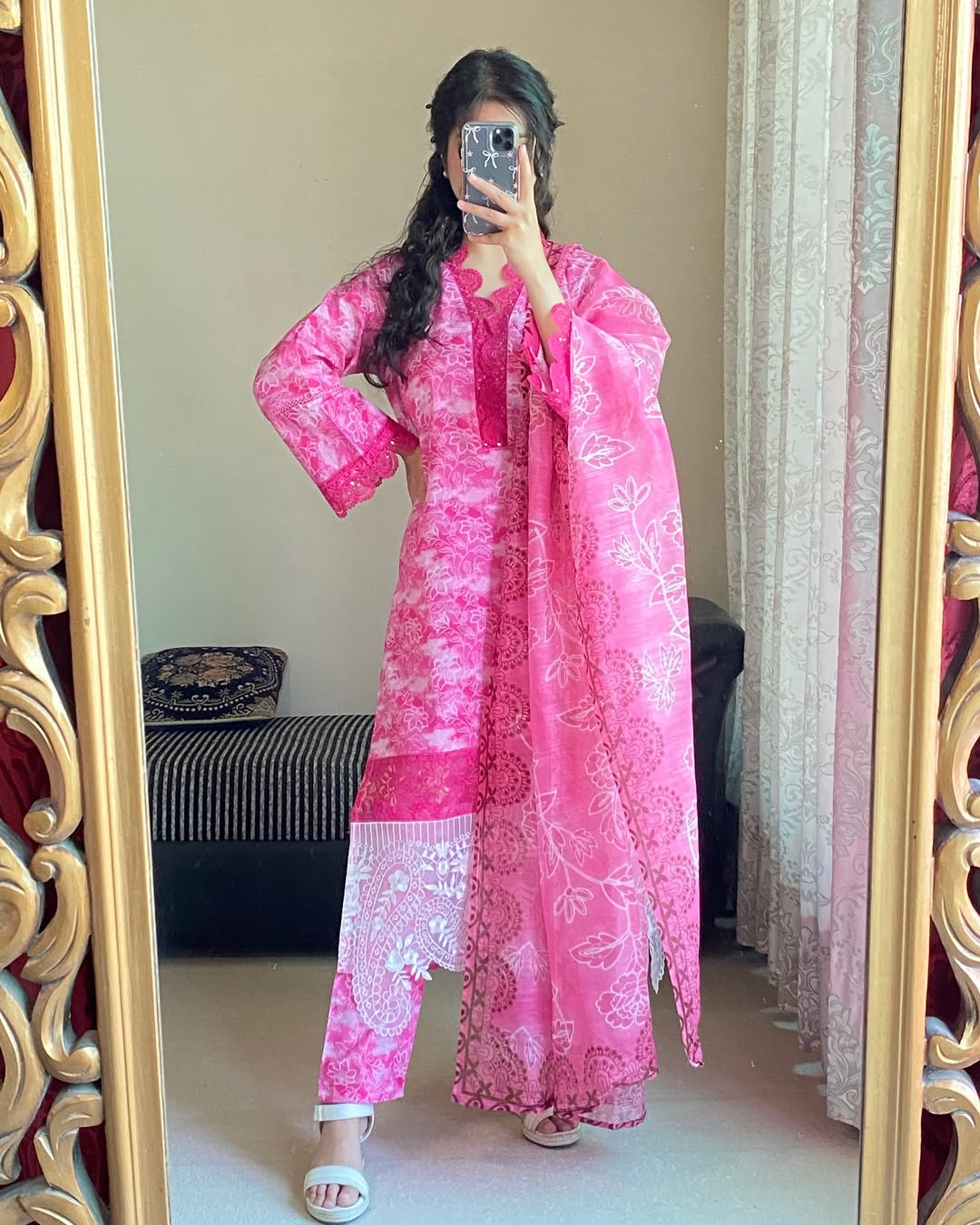 Blush Bloom – 3 Piece Printed Lawn Suit