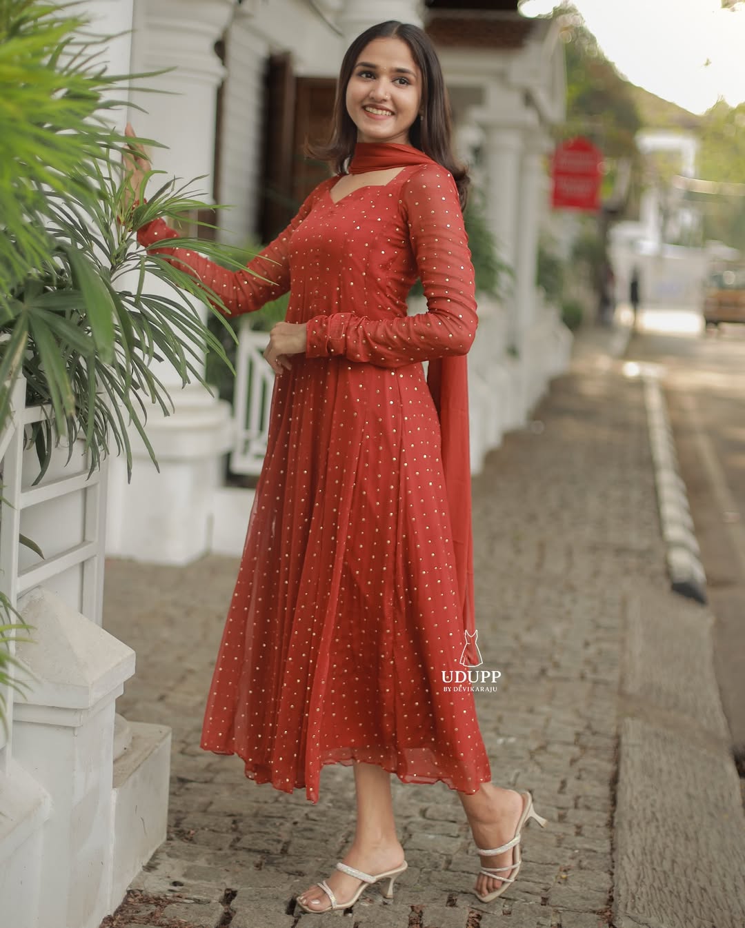 Orange Kurta Set