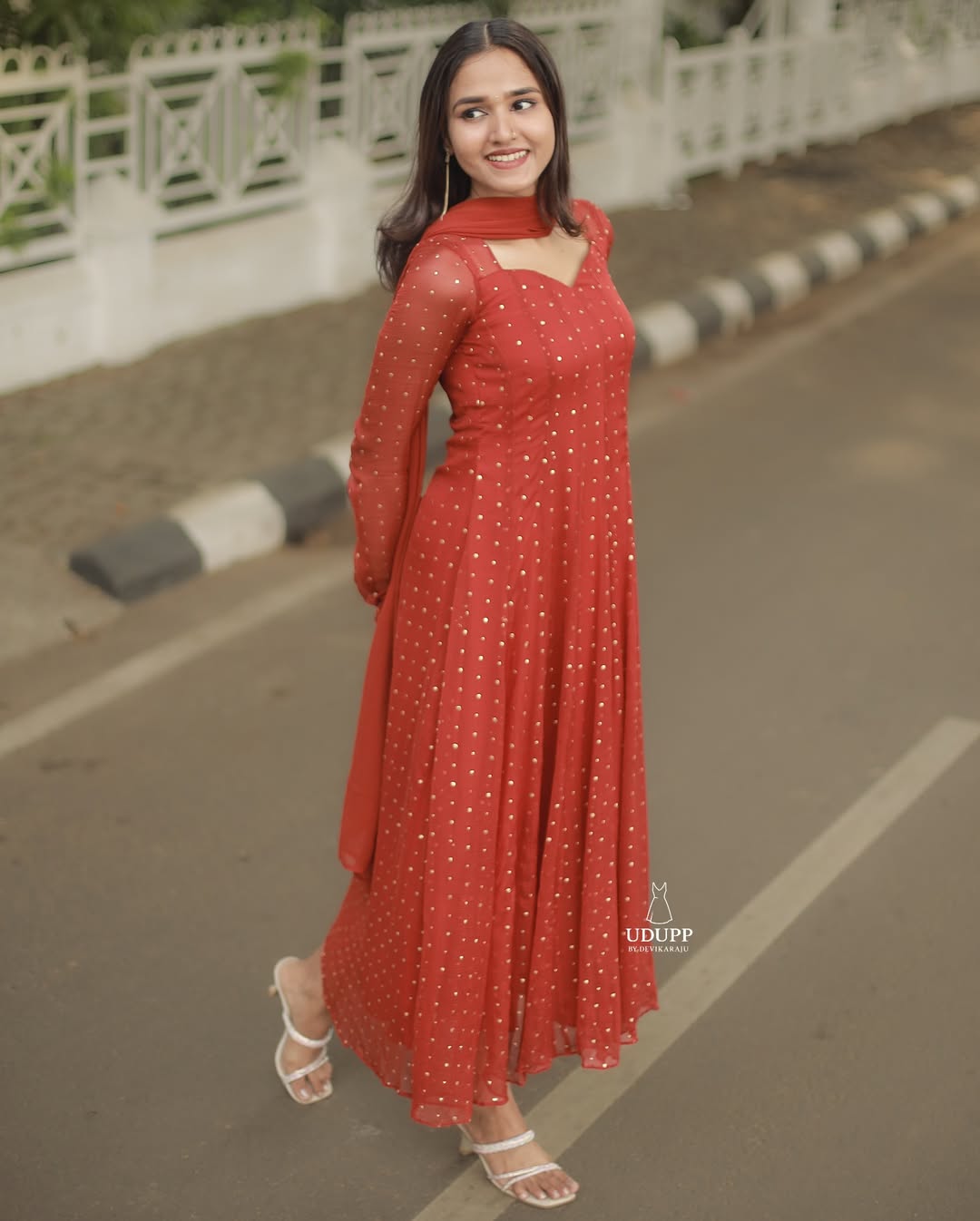 Orange Kurta Set