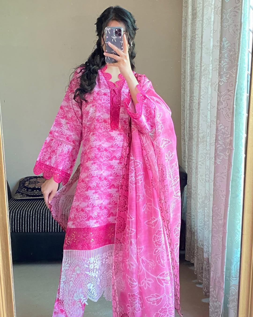 Blush Bloom – 3 Piece Printed Lawn Suit