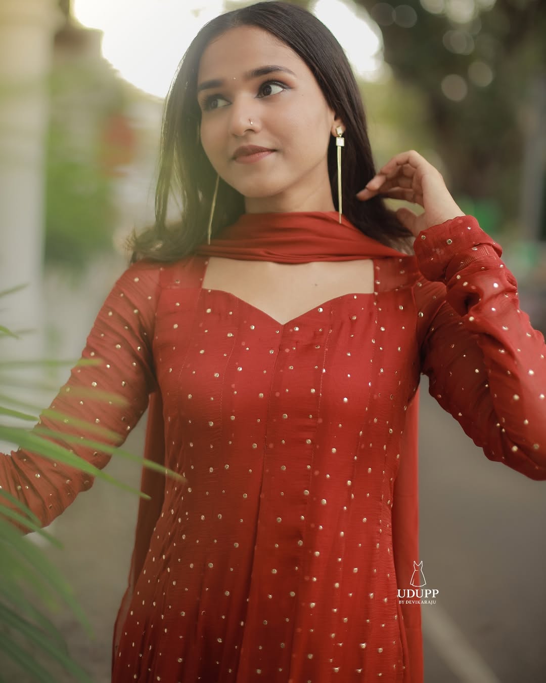 Orange Kurta Set