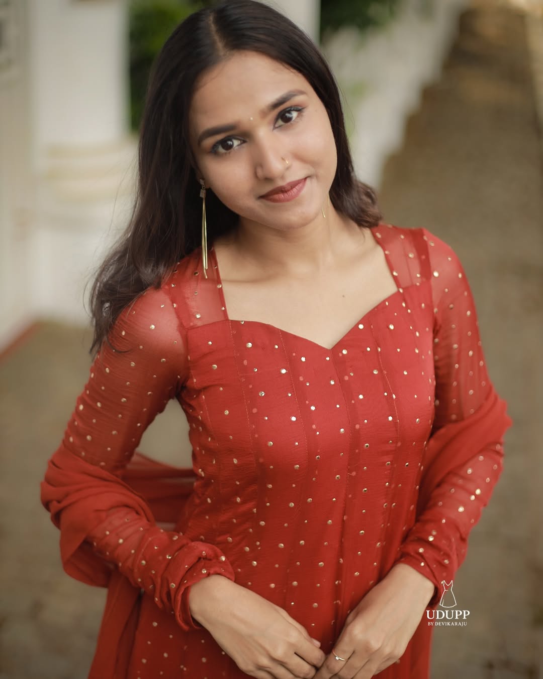 Orange Kurta Set